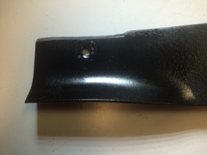 Example 2: A Brand New Lawn Mower Blade Notice Square Edges   
